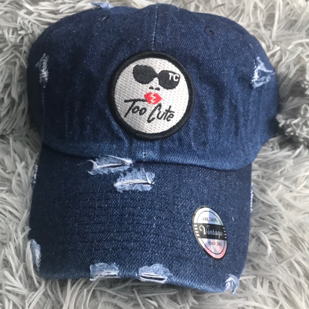 Dark blue Denim Dad Cap